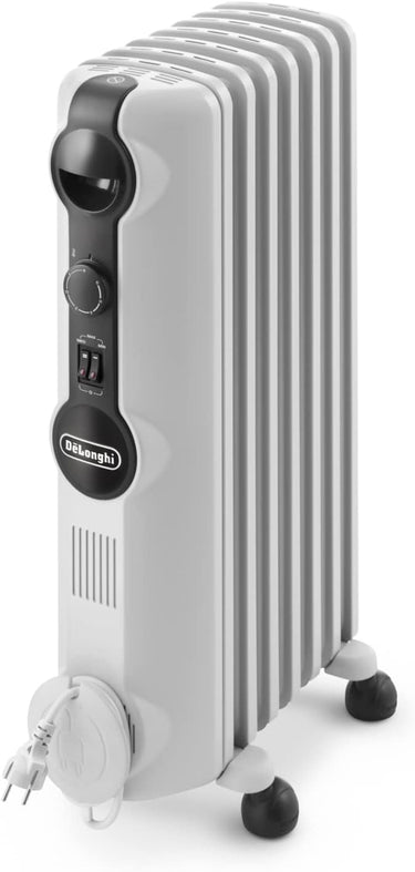 De'Longhi Radia S TRRS0715 - Radiador de aceite, 3 nieveles de potencia, termostato, 1500 W